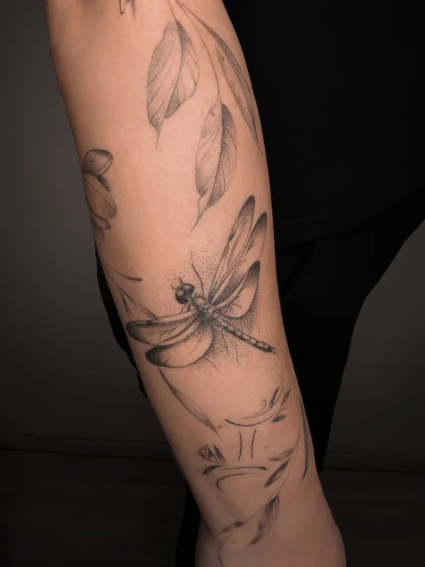whipshading tattoo by Любовь Карманова in Moscow