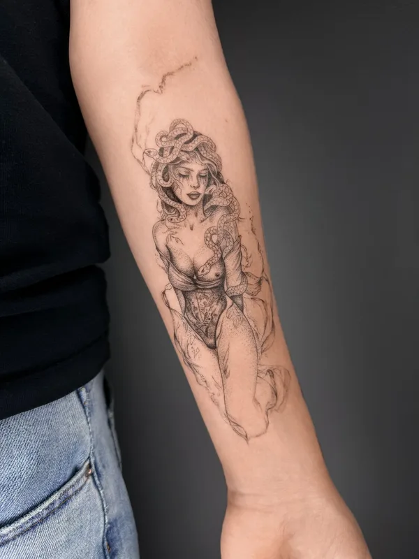whipshading tattoo by Любовь Карманова in Moscow