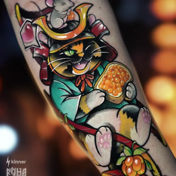 Anime tattoo by Дмитрий Клауд in Moscow