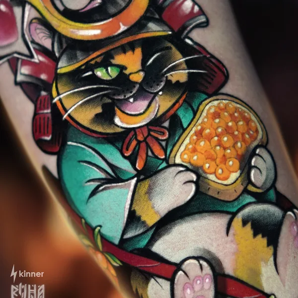 Anime tattoo by Дмитрий Клауд in Moscow