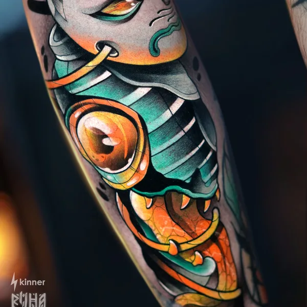 Anime tattoo by Дмитрий Клауд in Moscow