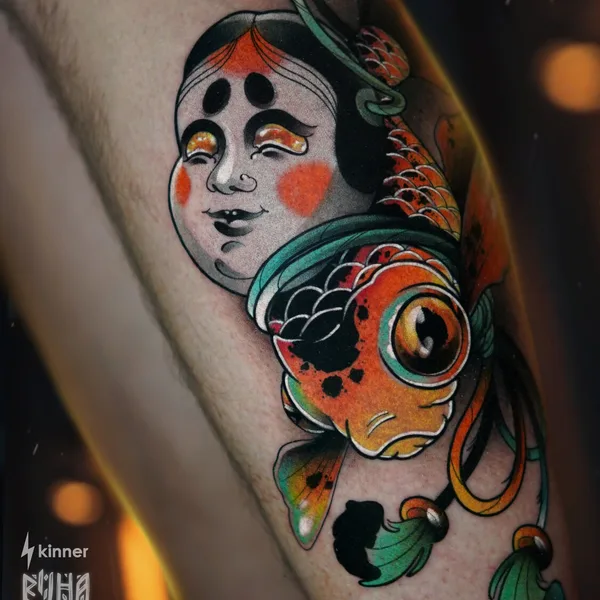 Anime tattoo by Дмитрий Клауд in Moscow