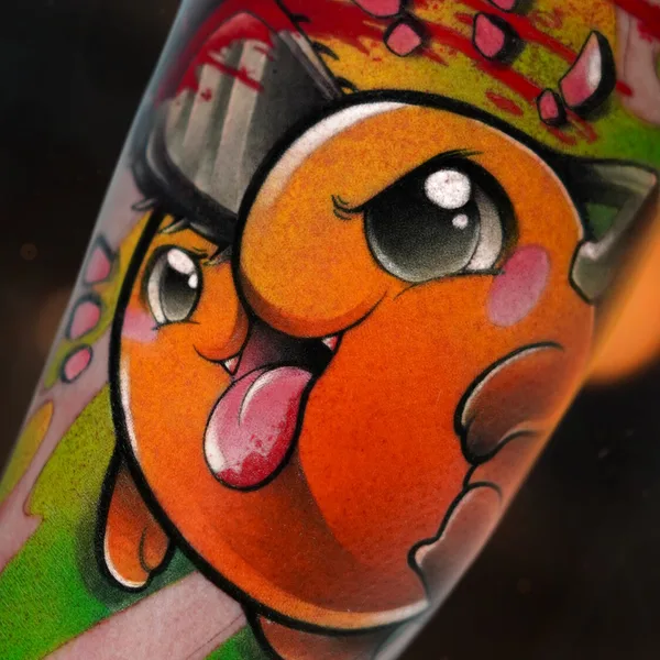 Anime tattoo by Дмитрий Клауд in Moscow