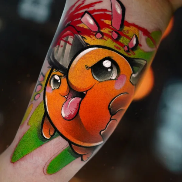 Anime tattoo by Дмитрий Клауд in Moscow