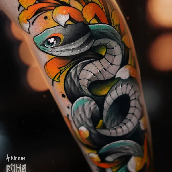 Anime tattoo by Дмитрий Клауд in Moscow