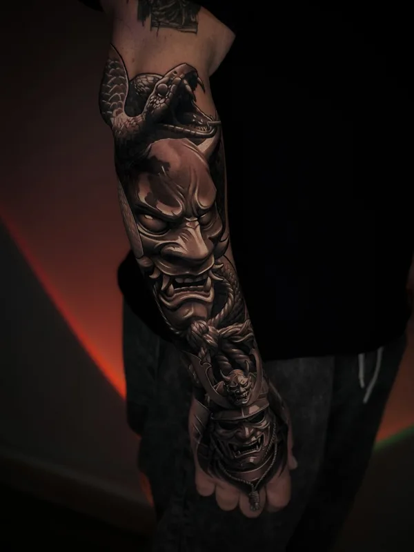 blackandgrey realism tattoo auf forearm #105190 | Tätowierer Алексей Титов