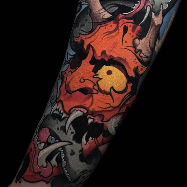 Traditional tattoo by Михаил Роллов in Красноярск