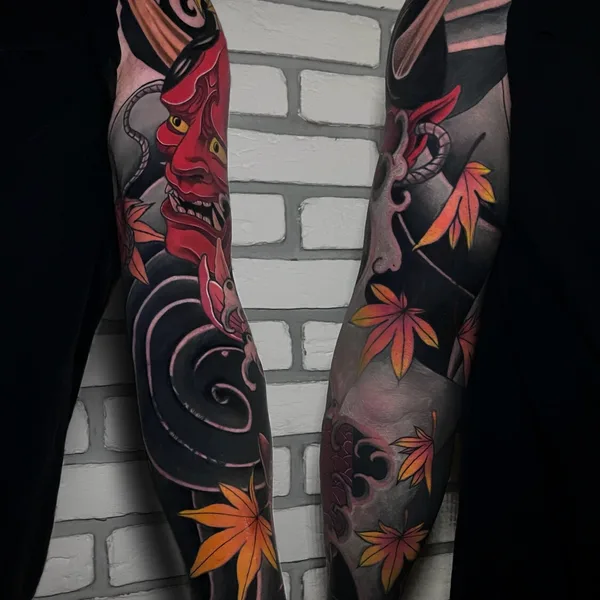 Traditional tattoo by Михаил Роллов in Красноярск