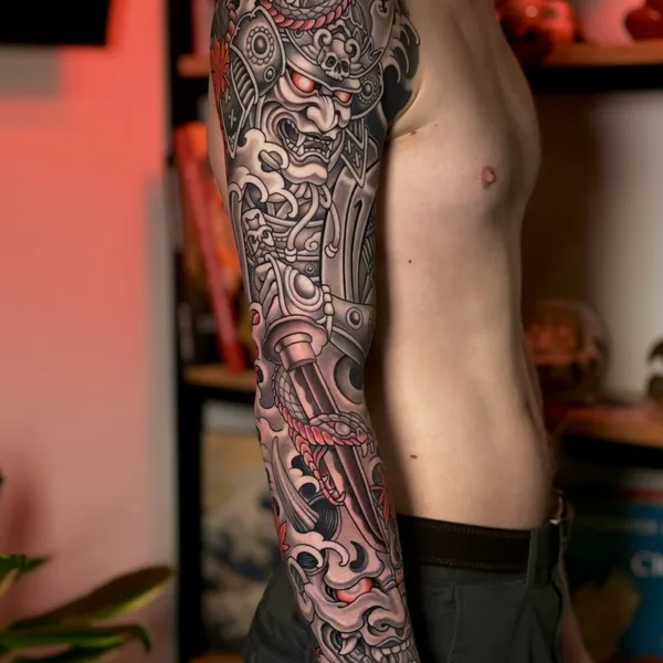 Japanese tattoo by Алексей Бурундуков in Moscow