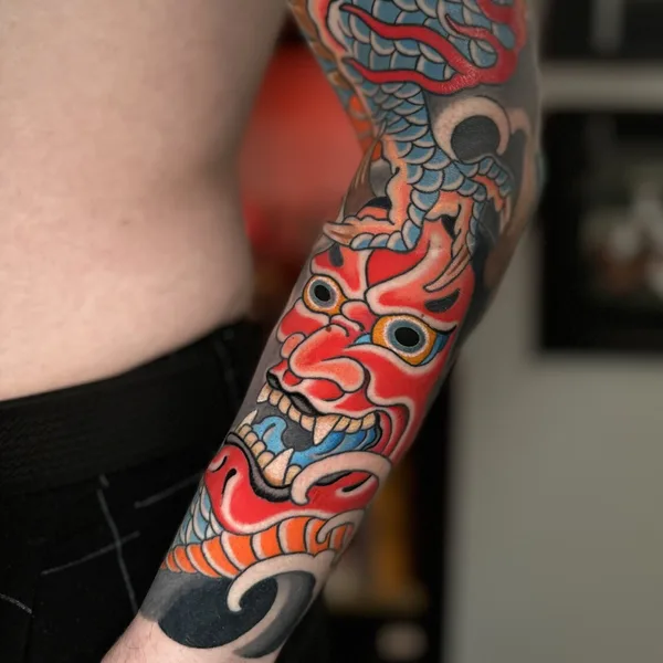 Japanese tattoo by Алексей Бурундуков in Moscow