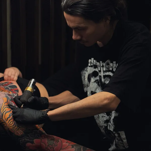 Japanese tattoo by Алексей Бурундуков in Moscow