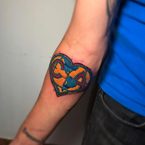 patch tattoo by Diego Conci in Denver