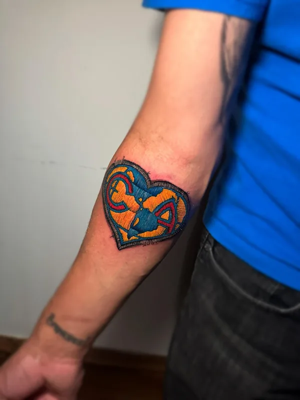 color patch tattoo on forearm #96484 | Tattoo Artist Diego Conci