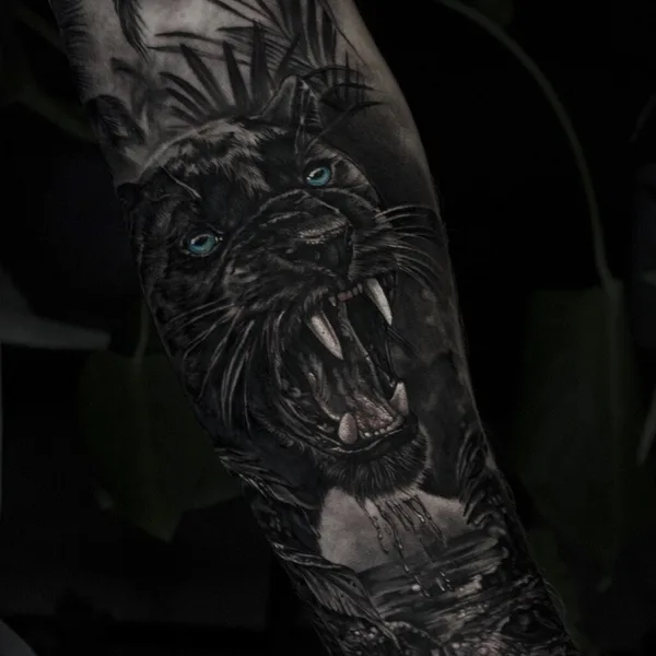 Portrait tattoo by Анна Каренина in Краснодар