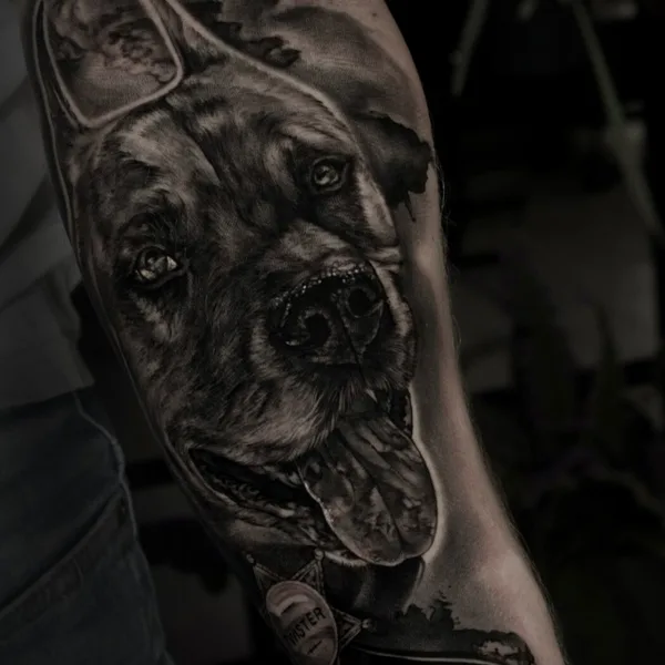 Portrait tattoo by Анна Каренина in Краснодар