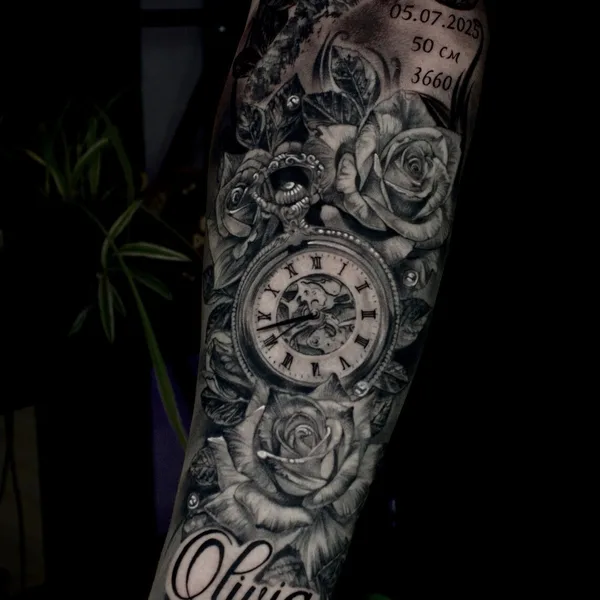 Portrait tattoo by Анна Каренина in Краснодар