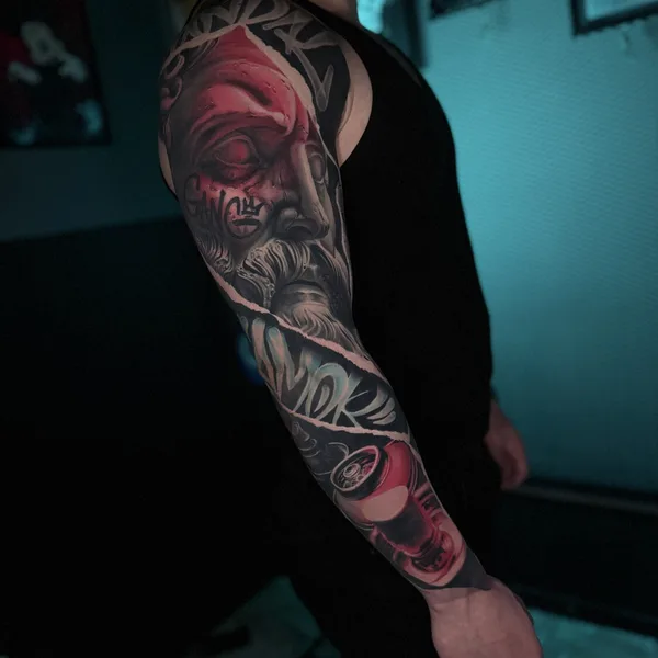 Realism tattoo by Maxim Tyatin