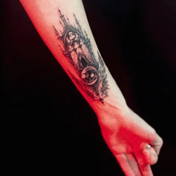 organic tattoo by Эдита Тер-Балян in Moscow
