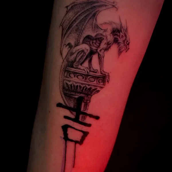 organic tattoo by Эдита Тер-Балян in Moscow
