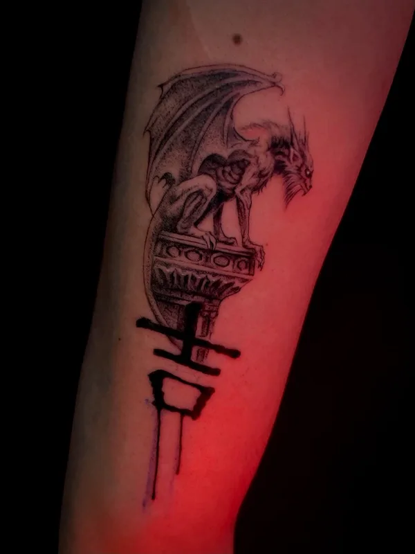 black and grey blackwork татуировка на forearm #98997 | Тату мастер Эдита Тер-Балян