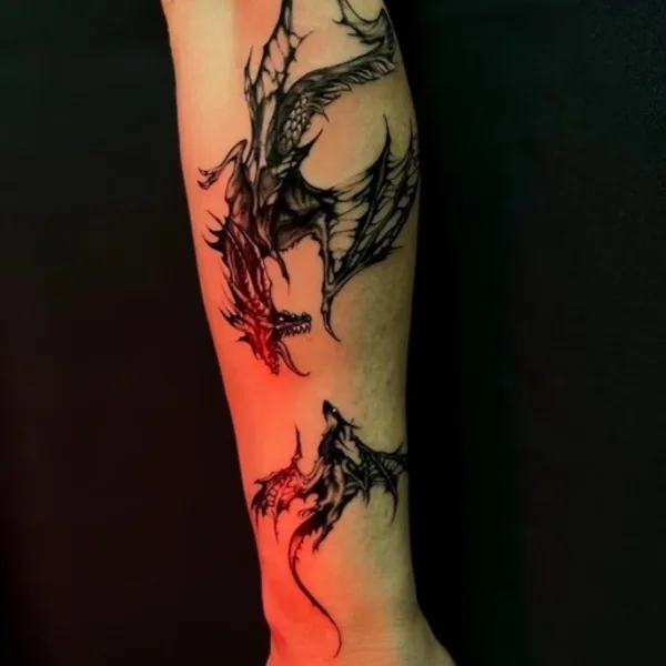 organic tattoo by Эдита Тер-Балян in Moscow