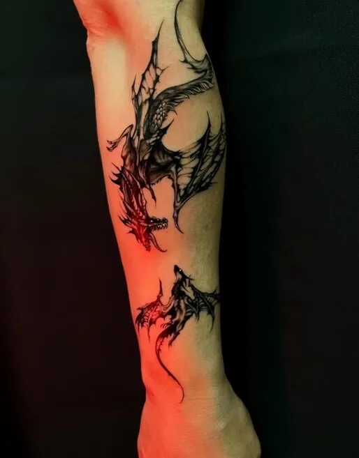 black blackwork татуировка на forearm #99006 | Тату мастер Эдита Тер-Балян