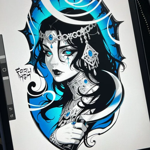 Anime tattoo by Елена Farukon in Moscow