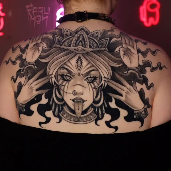 Anime tattoo by Елена Farukon in Moscow