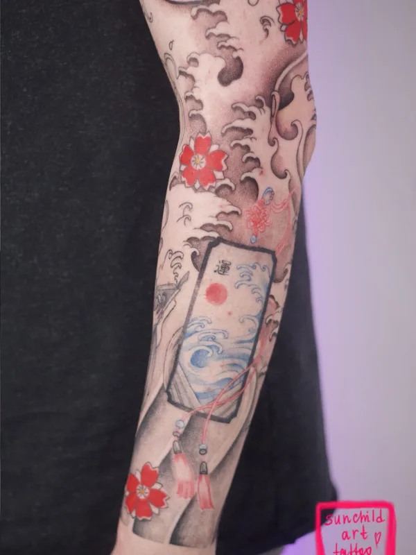 color japanese татуировка на forearm #99060 | Тату мастер Мария Гурьянова (Sunchild Art)