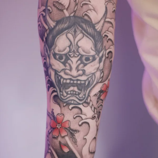 Японская tattoo by Мария Гурьянова (Sunchild Art) in Санкт-Петербург