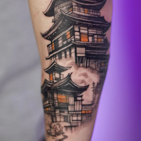 Японская tattoo by Мария Гурьянова (Sunchild Art) in Санкт-Петербург