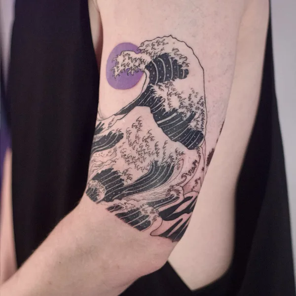 Японская tattoo by Мария Гурьянова (Sunchild Art) in Санкт-Петербург
