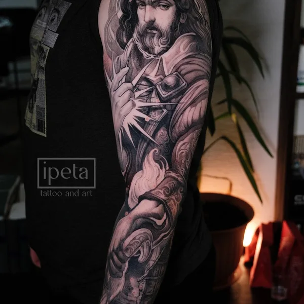 whipshading tattoo by Виола Вайсс in Moscow