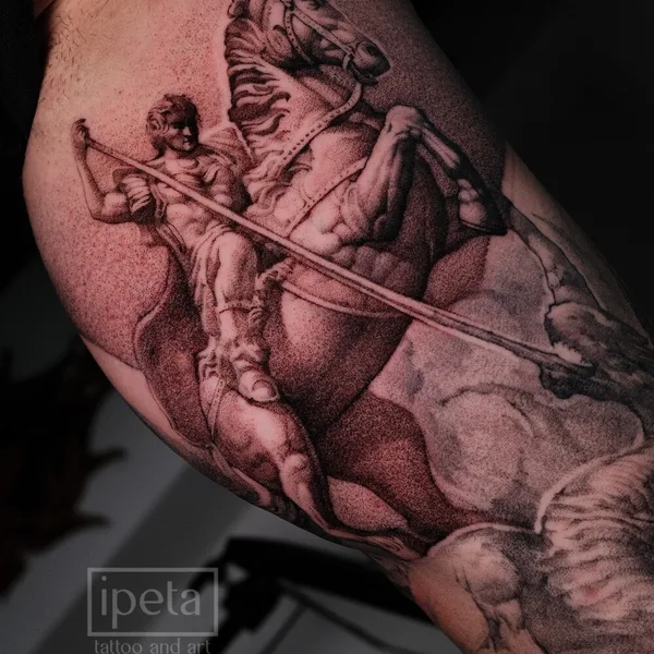whipshading tattoo by Виола Вайсс in Moscow