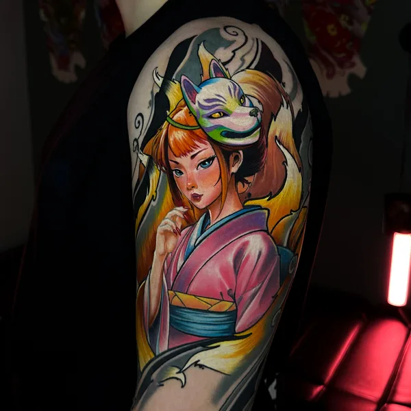 Японская tattoo by Евгений Егоркин / Dakota.tattoo  in Москва
