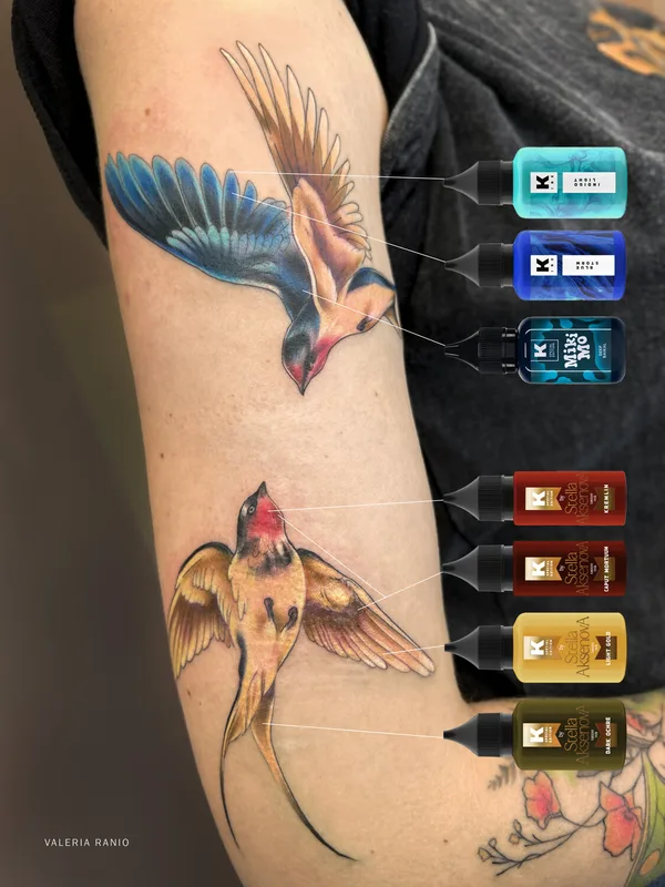 female color illustrative Tatuagem em shoulder #99474 | Tatuador Валерия Ранио