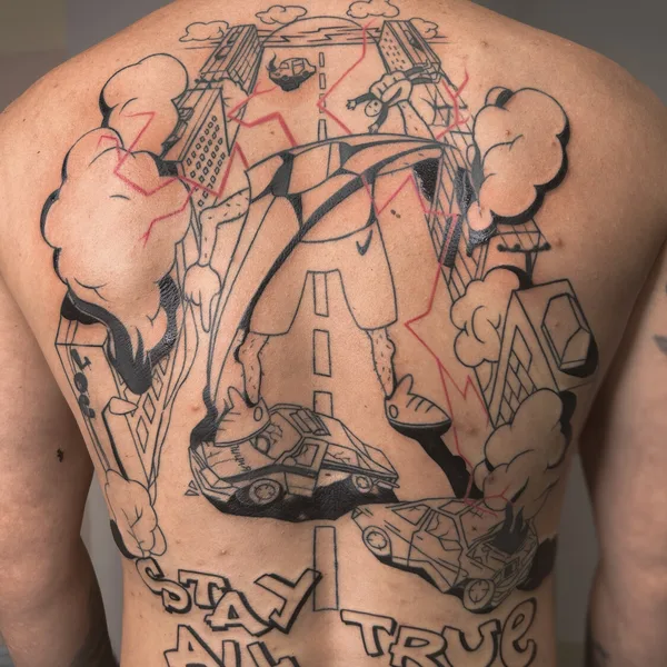 Anime tattoo by Валерия Ранио in Калининград