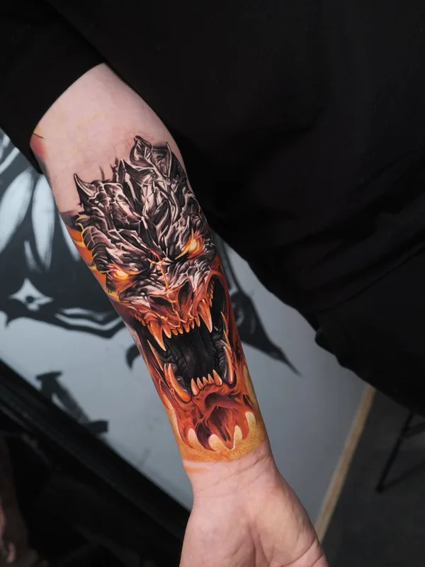 male color realism татуировка на forearm #97646 | Тату мастер Кирилл Федосеев 