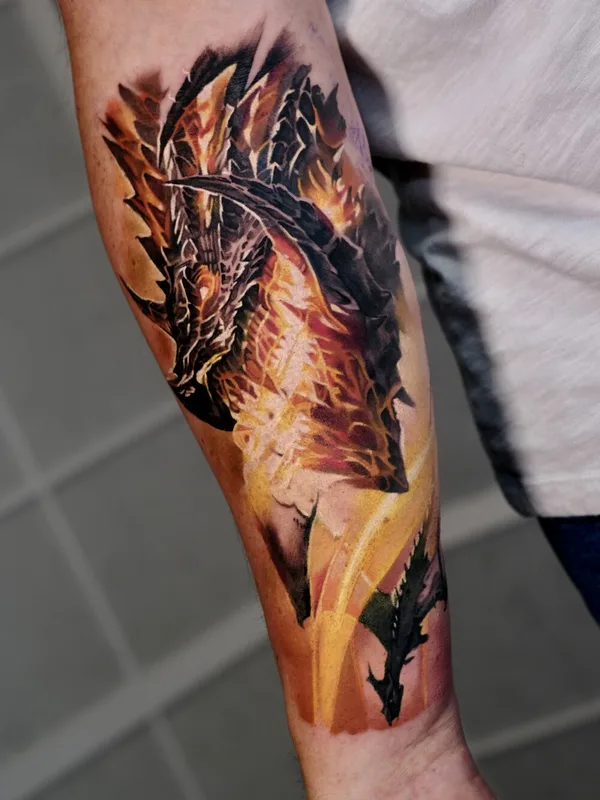 male color realism татуировка на forearm #97652 | Тату мастер Кирилл Федосеев 
