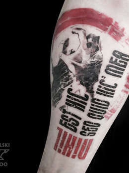 Trashpolka tattoo