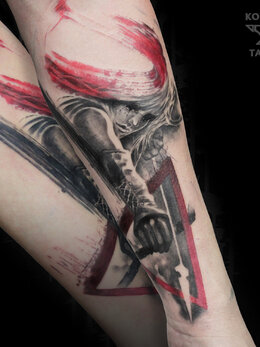 Trashpolka tattoo
