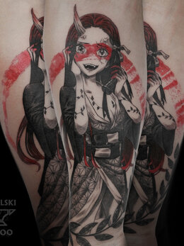 Anime tattoo