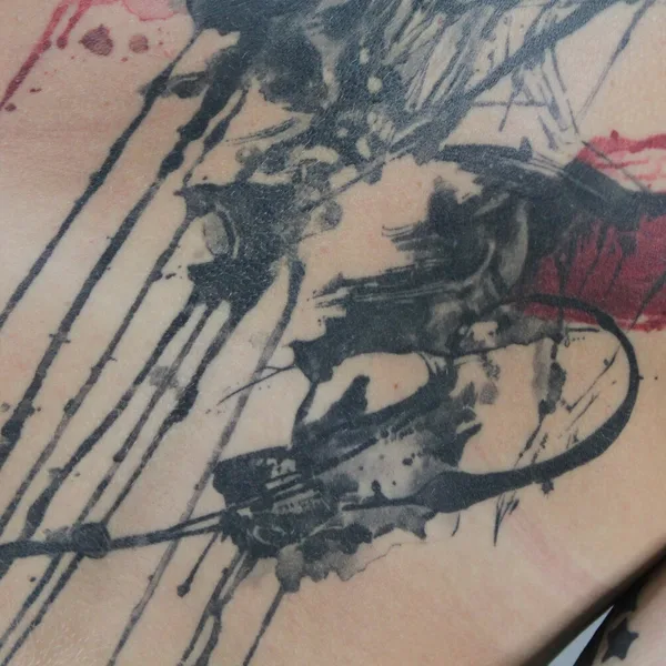 Trash Polka tattoo by Владимир Ковалевский in Moscow