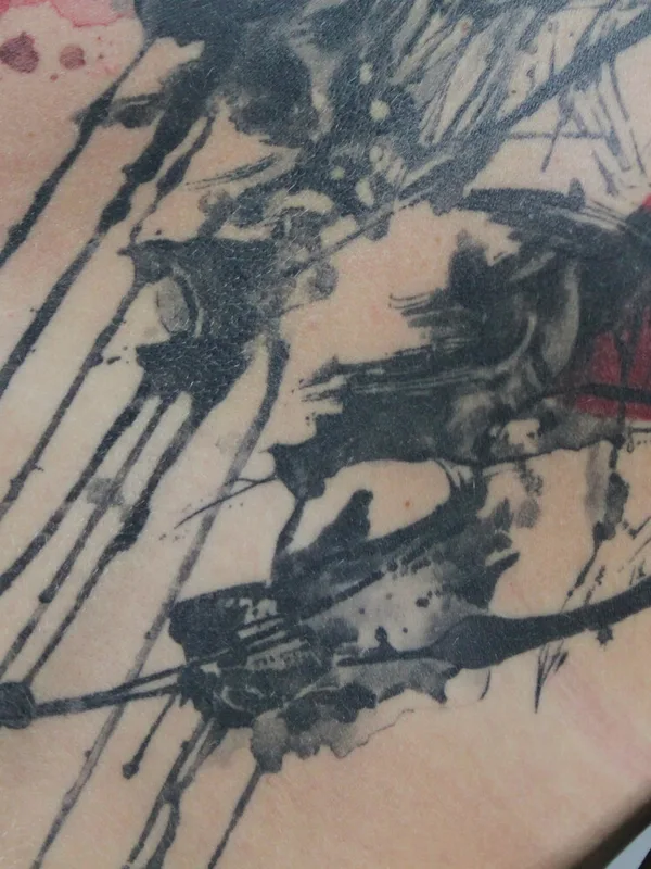 female color authorsstyle Tatuaggio su back #96279 | Tatuatore Владимир Ковалевский