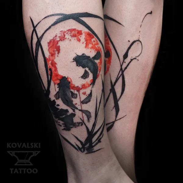 Trash Polka tattoo by Владимир Ковалевский in Moscow