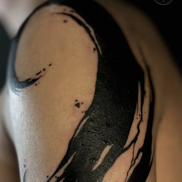 Lettering tattoo by Tigran | Re1st.Ink in Tbilisi