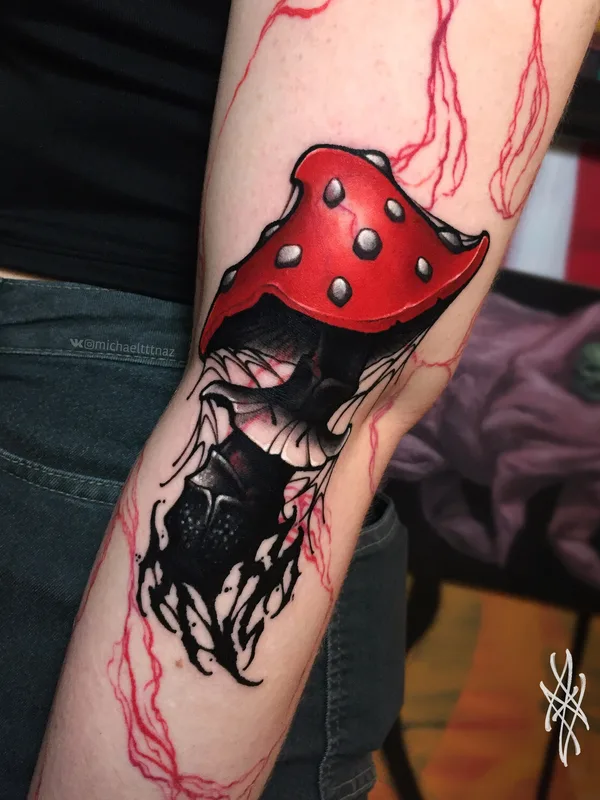 color neo-traditional Tatuaggio su forearm #100326 | Tatuatore Миша Назаров