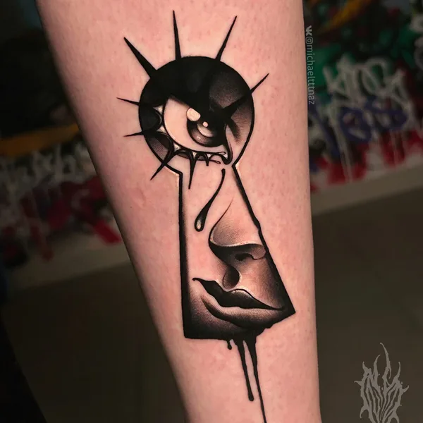Horror tattoo by Миша Назаров in Саратов