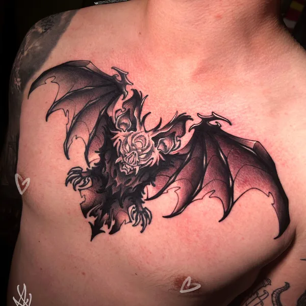 Horror tattoo by Миша Назаров in Саратов