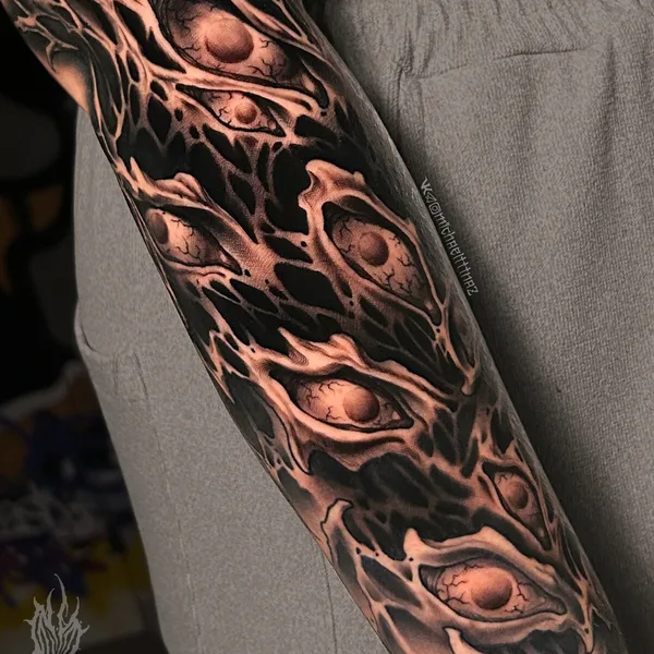 Horror tattoo by Миша Назаров in Саратов